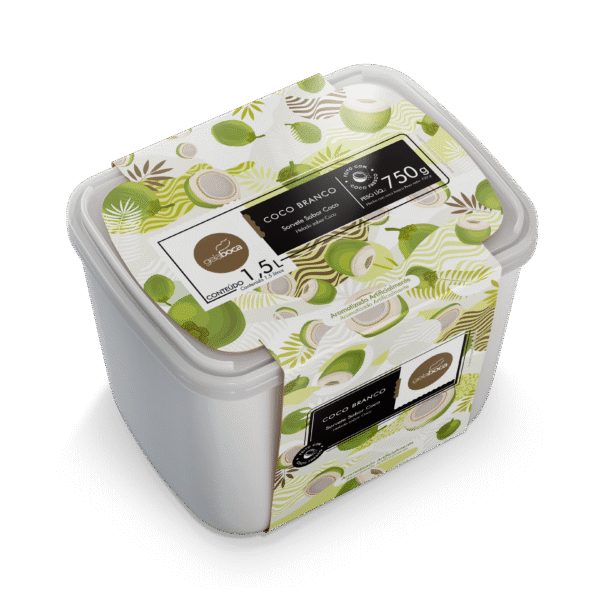 Pote Pop Coco Branco 1,5L