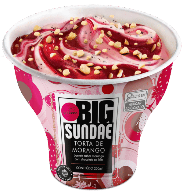 Big Sundae Torta de Morango