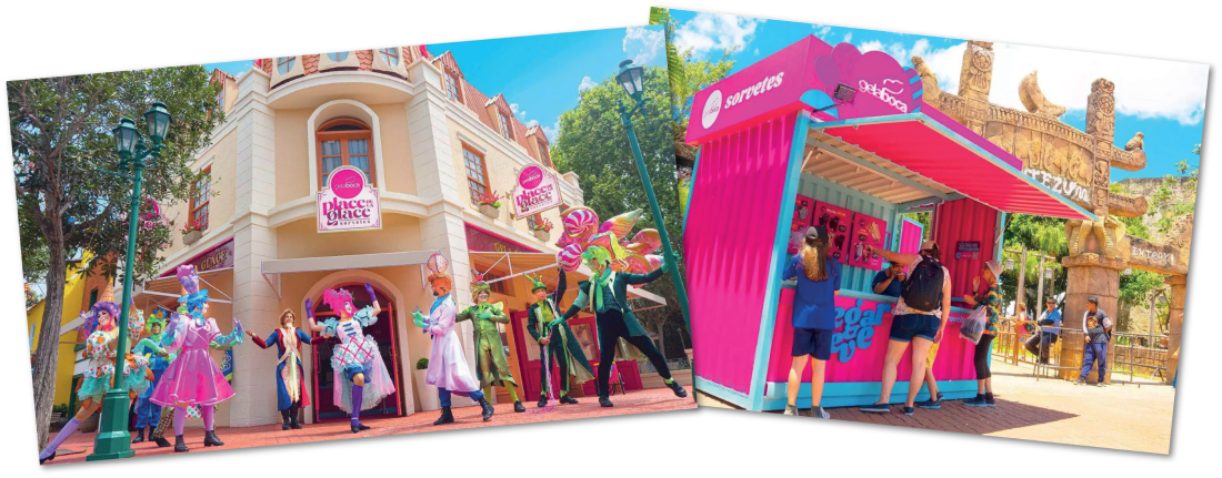 Foto do Gela Boca no Hopi Hari