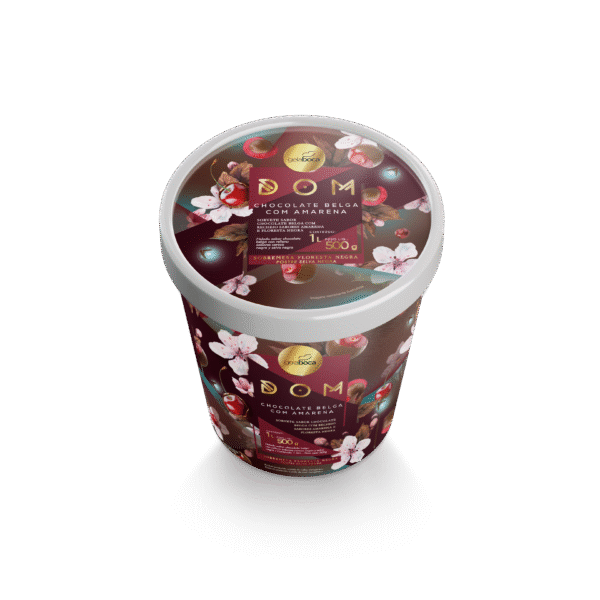 Pote Dom Chocolate Belga com Amarena 1L