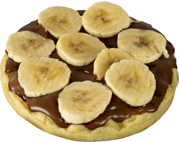 Waffle Banana e Nutella®️