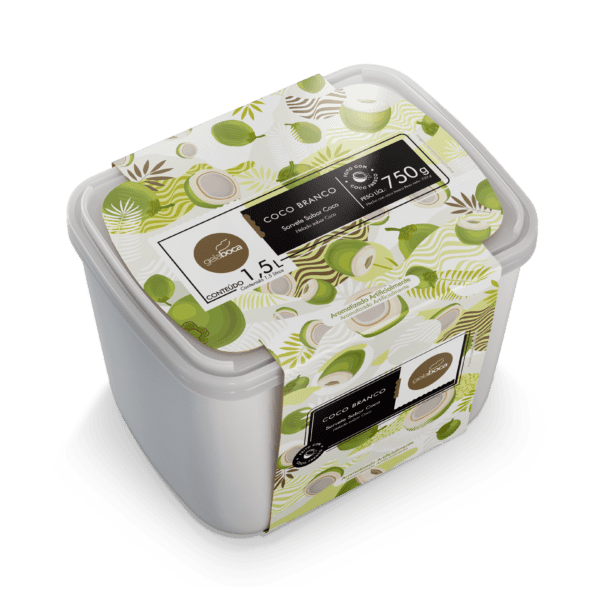 Gela Boca - Pote Pop Coco Branco