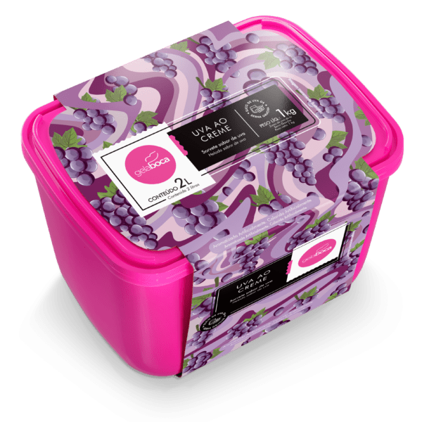 Gela Boca - Pote Uva ao Creme