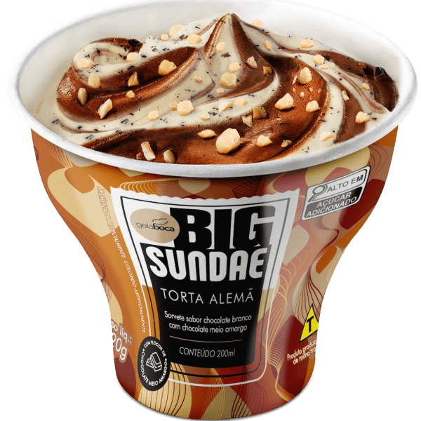 Gela Boca - Big Sundae Torta Alemã