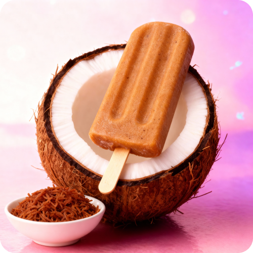 Sorvete de Coco Queimado