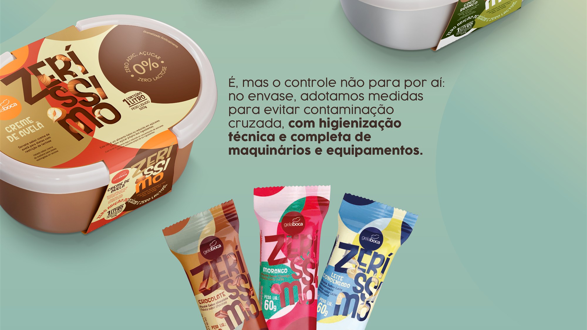 No envase, higienização técnica e completa evita contaminação cruzada